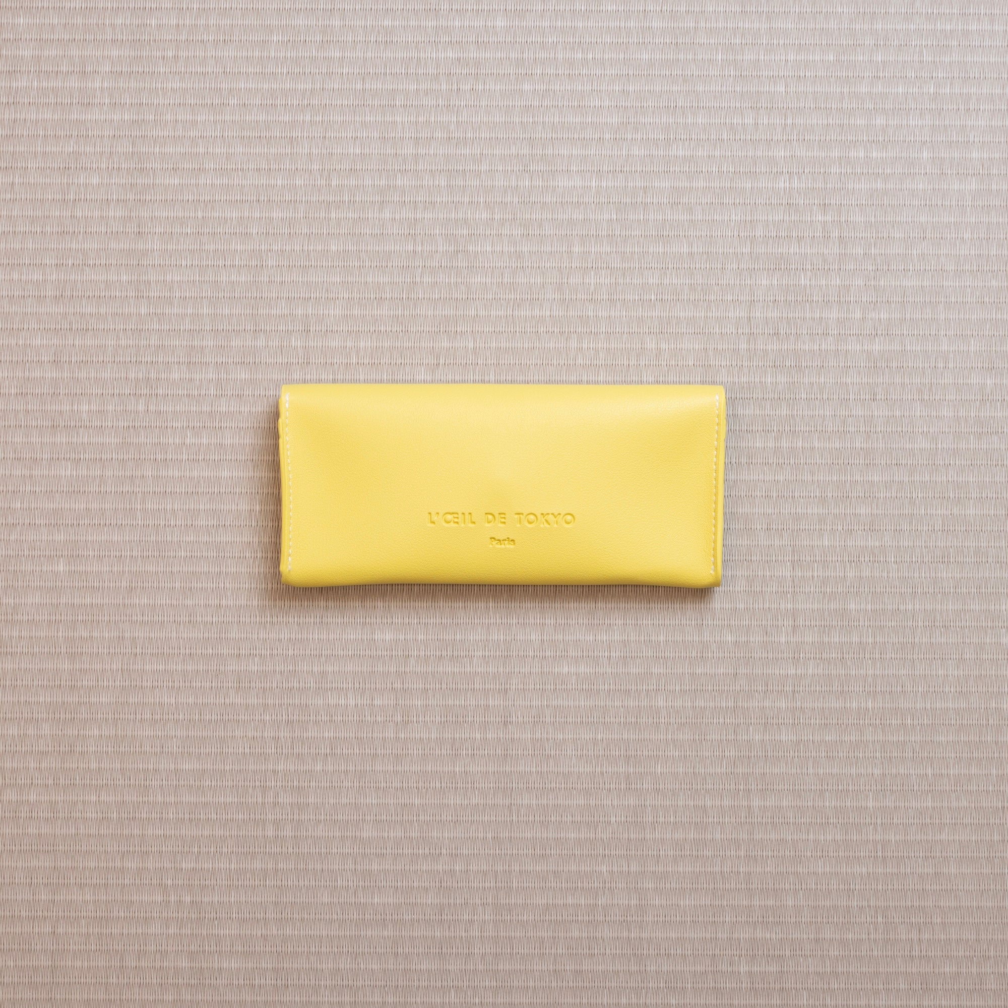 Yellow glasses case