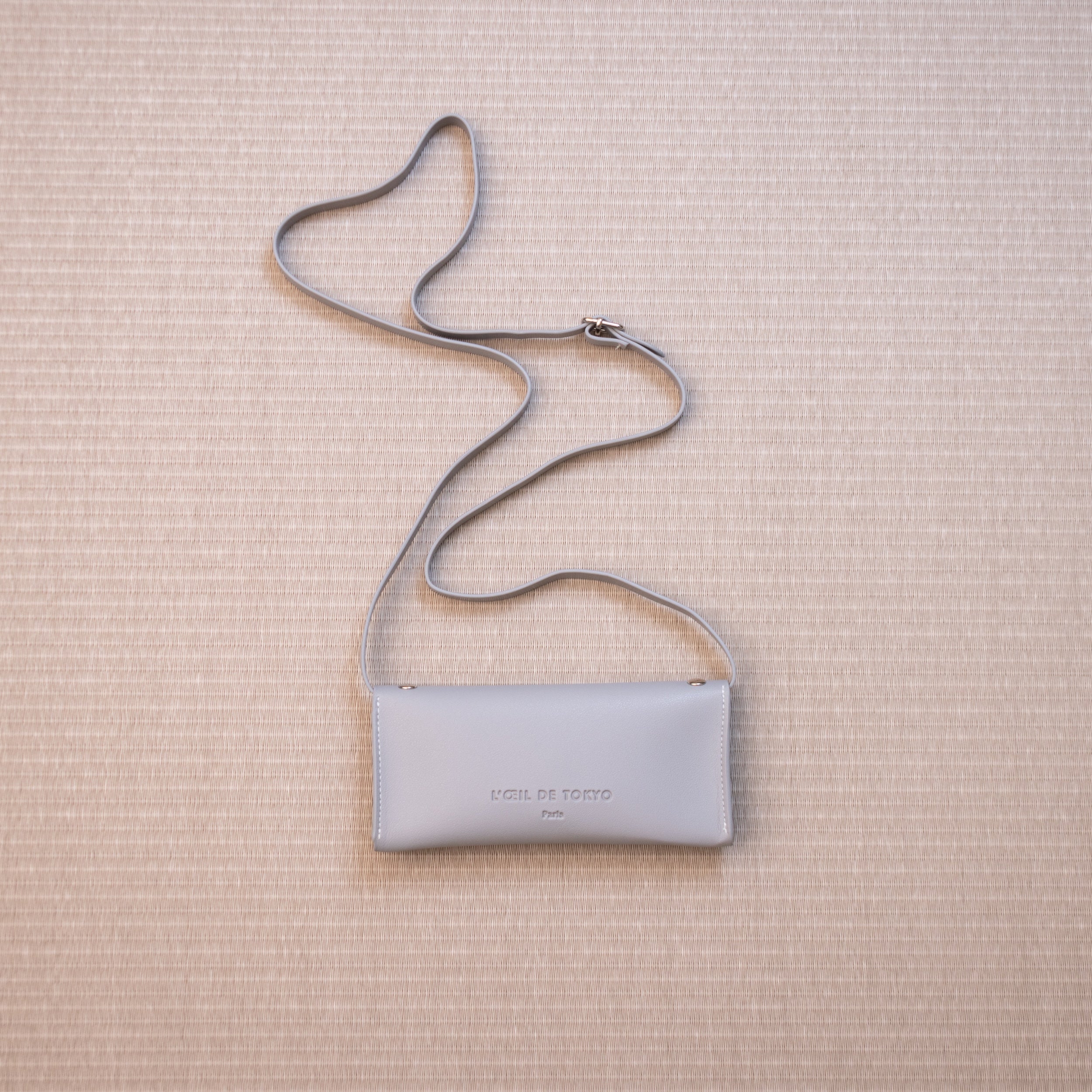 Pastel Blue Glasses Case (Shoulder Strap)