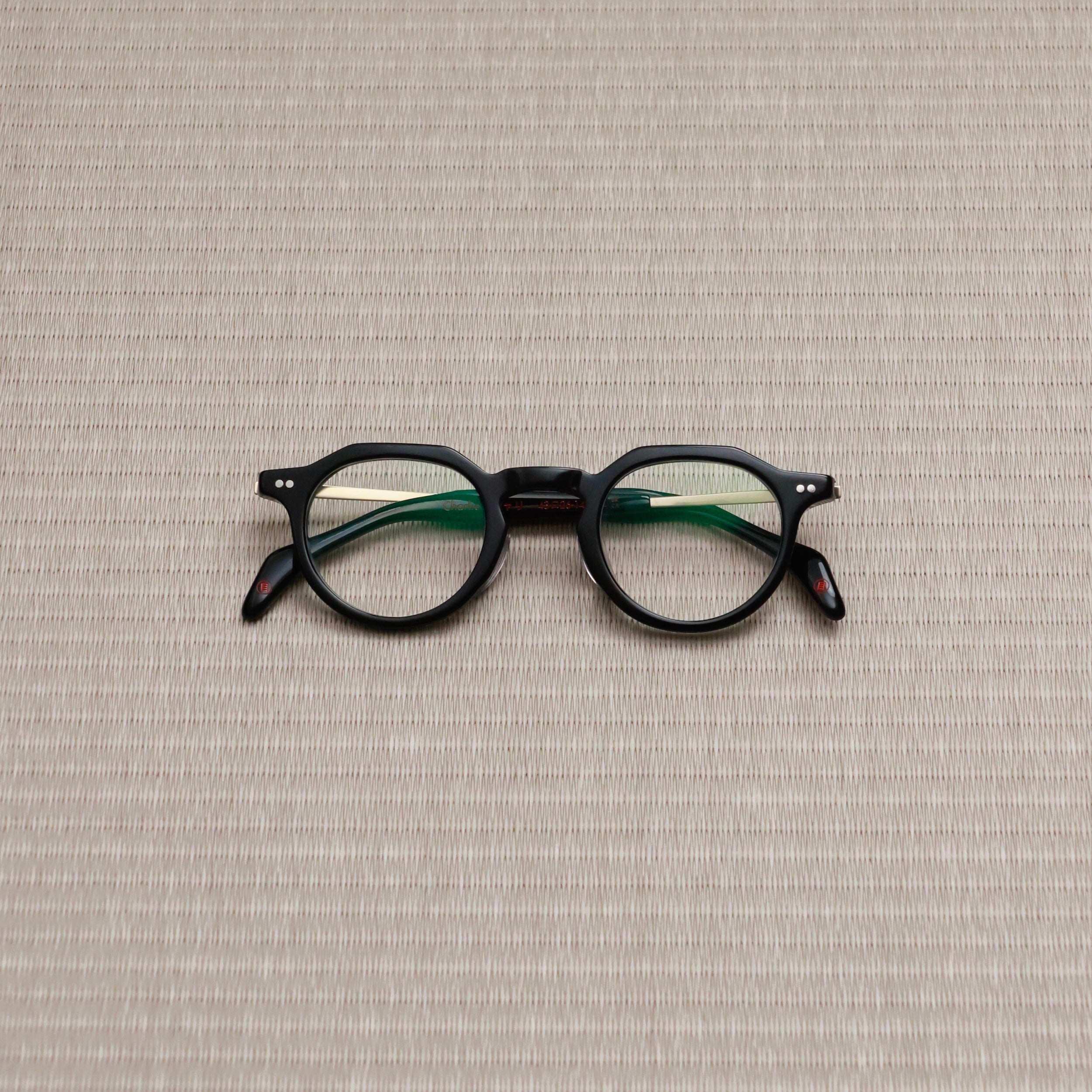 ちゃーりー① CHARLIEブラック | メガネ