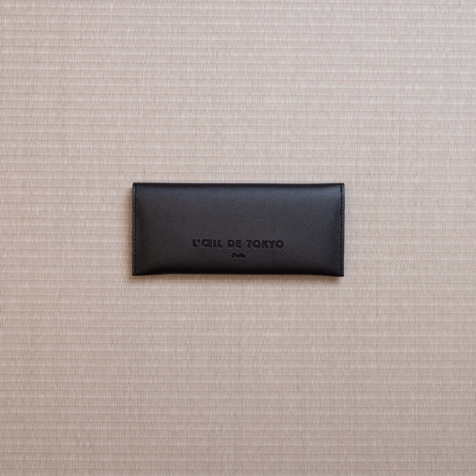 Black glasses case